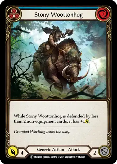 【U-MON286/EN】Stony Woottonhog[Blue]