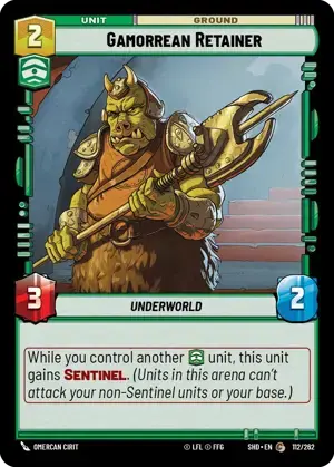【SHD112/EN】Gamorrean Retainer(FOIL)