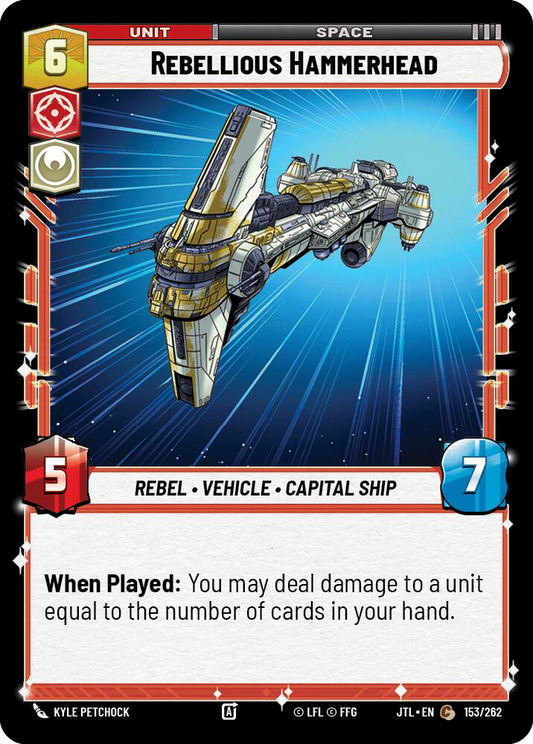【JTL651/EN】Rebellious Hammerhead(Foil)