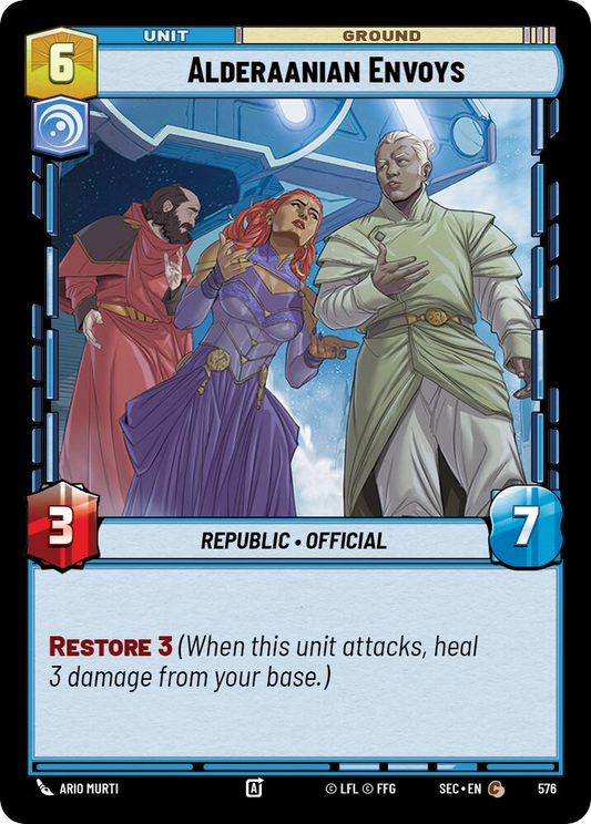 【SEC0576/EN】Alderaanian Envoys (Foil)