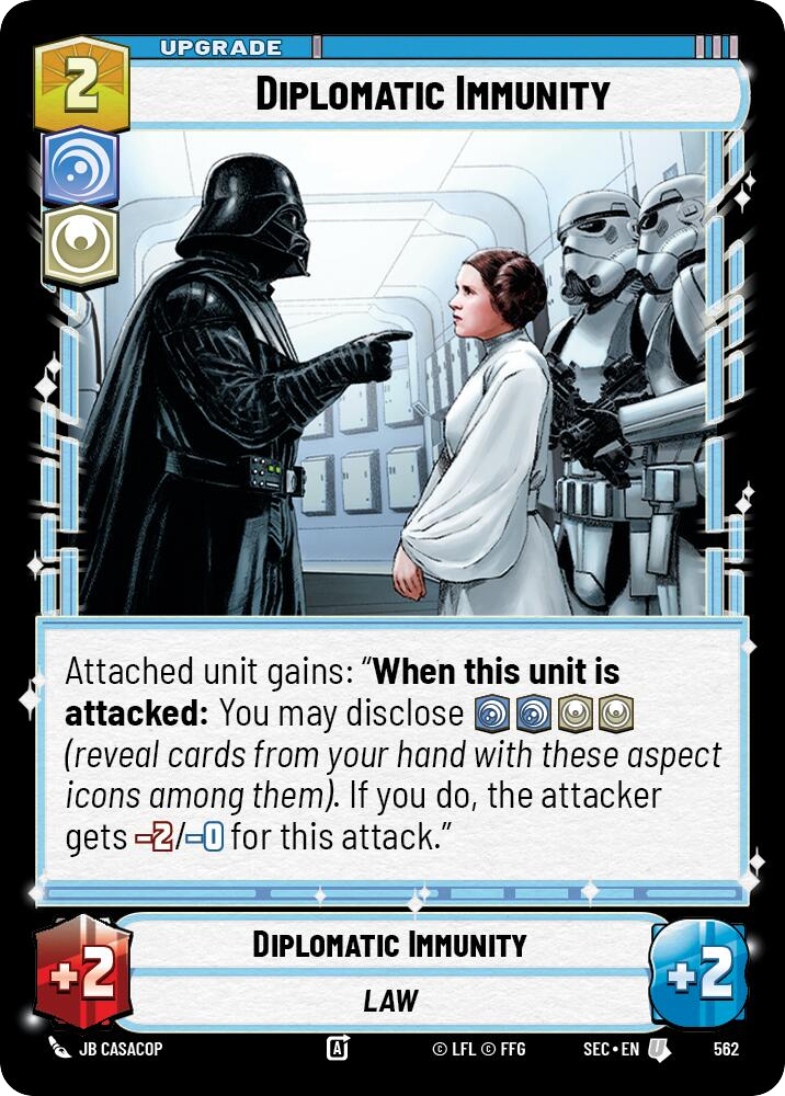 【SEC0562/EN】Diplomatic Immunity (Foil)