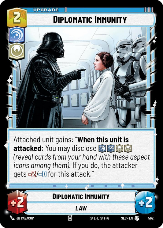 【SEC0562/EN】Diplomatic Immunity (Foil)