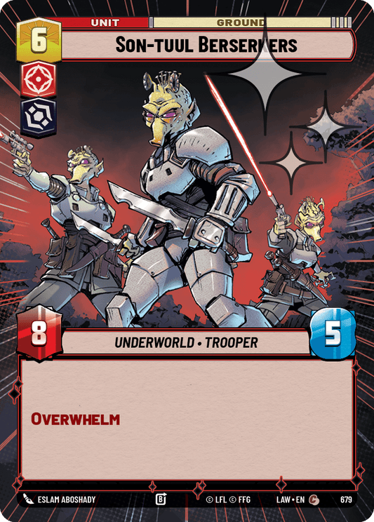 【LAW679/EN】Son-tuul Berserkers (Hyperspace/Foil)