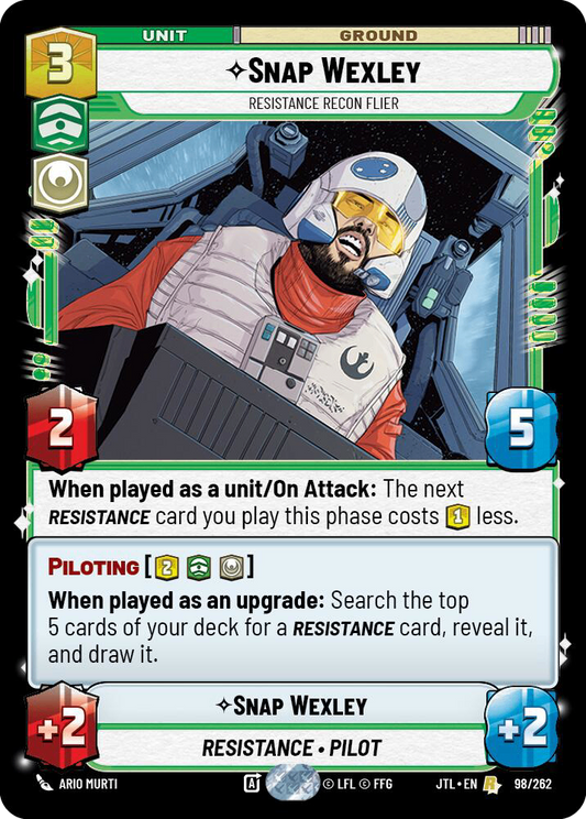 【JTL596/EN】Snap Wexley - Resistance Recon Flier(Foil)
