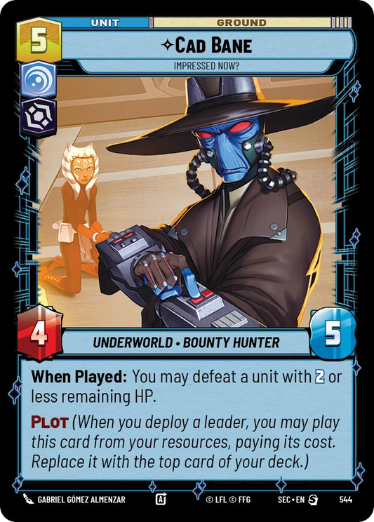 【SEC0544/EN】Cad Bane - Impressed Now? (Foil)