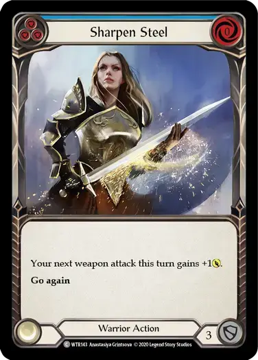 【U-WTR143/EN】Sharpen Steel[Blue]