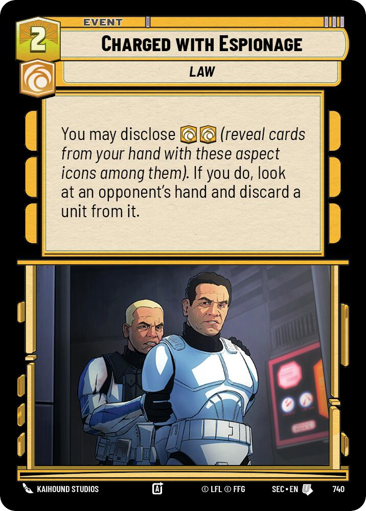 【SEC0740/EN】Charged with Espionage (Foil)
