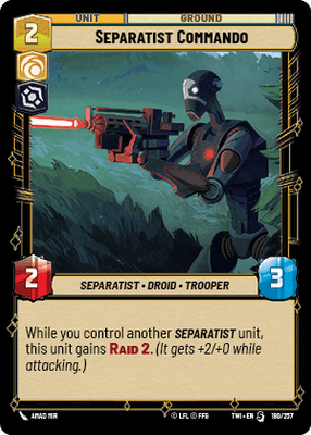 【TWI180/EN】Separatist Commando