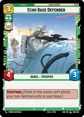 【傷あり特価】【SOR098/EN】Echo Base Defender