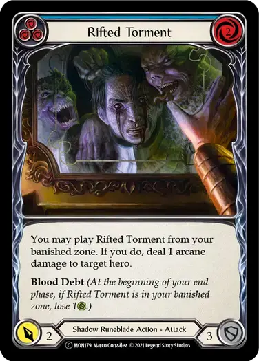 【U-MON179/EN】Rifted Torment[Blue]