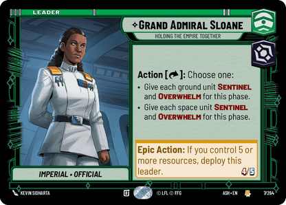 【ASH007/EN】Grand Admiral Sloane - Holding the Empire Together