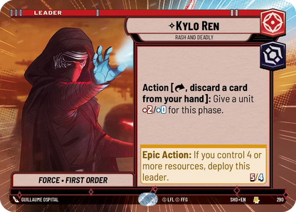 【SHD290/EN】Kylo Ren - Rash and Deadly (HYPERSPACE)