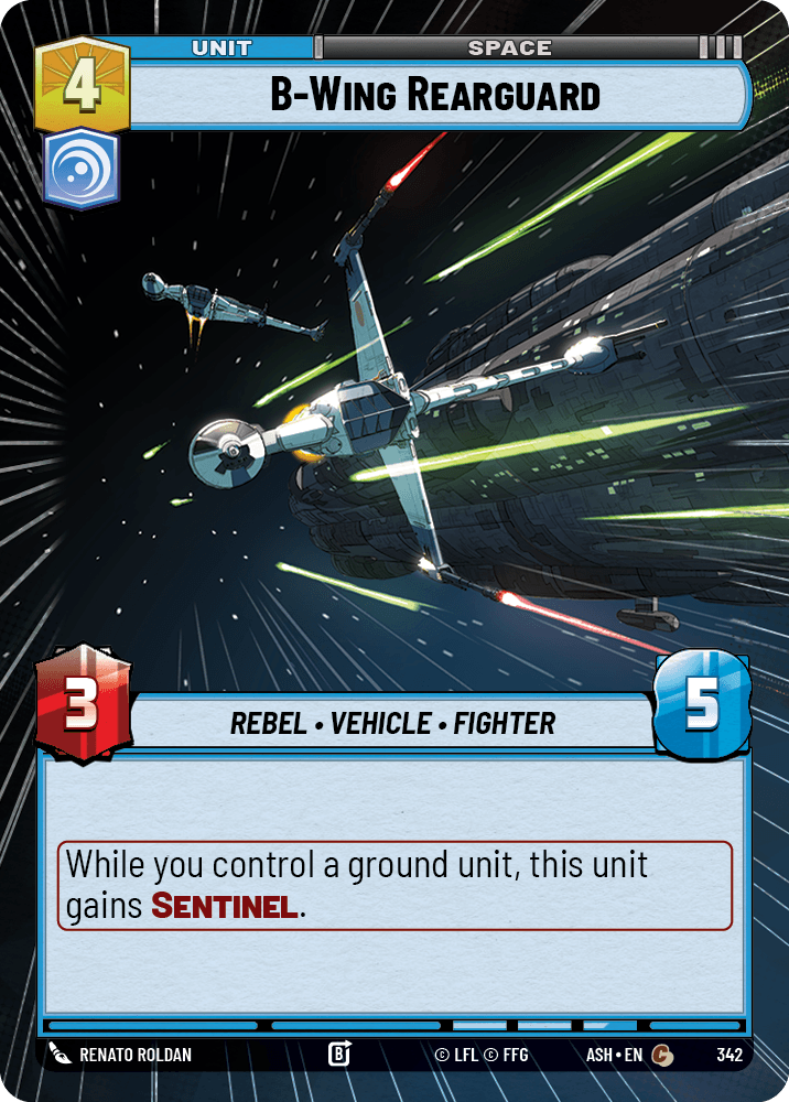 【ASH342/EN】B-Wing Rearguard (Hyperspace)
