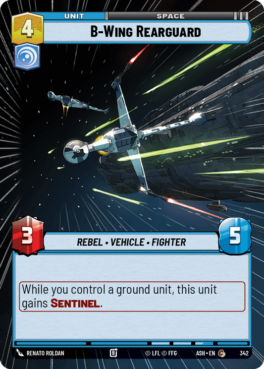 【ASH342/EN】B-Wing Rearguard (Hyperspace)