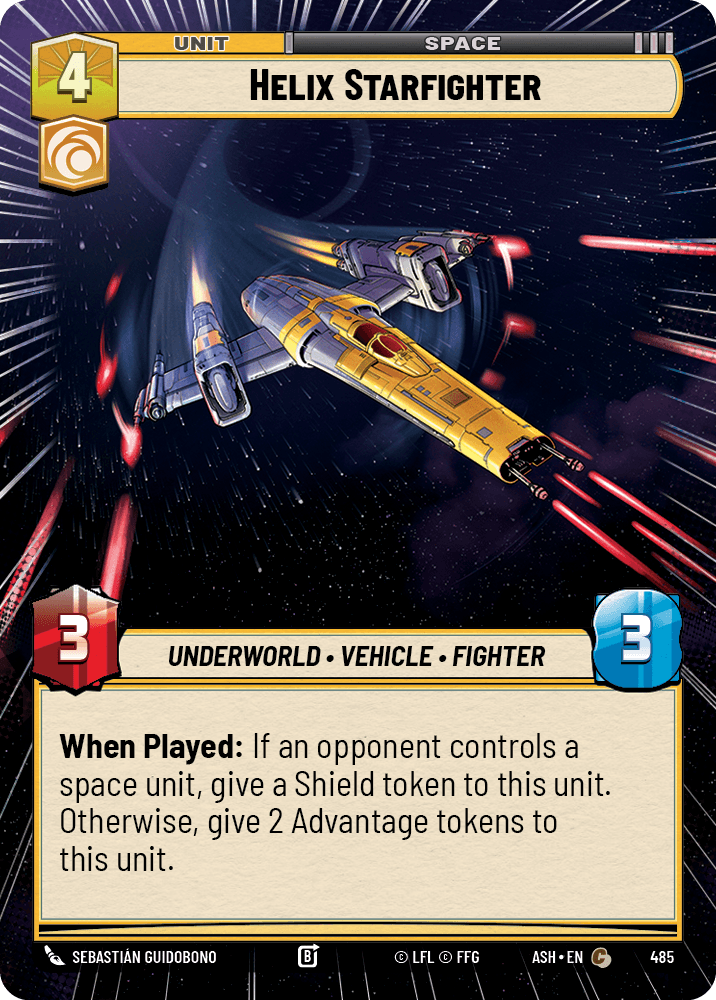 【ASH485/EN】Helix Starfighter (Hyperspace)