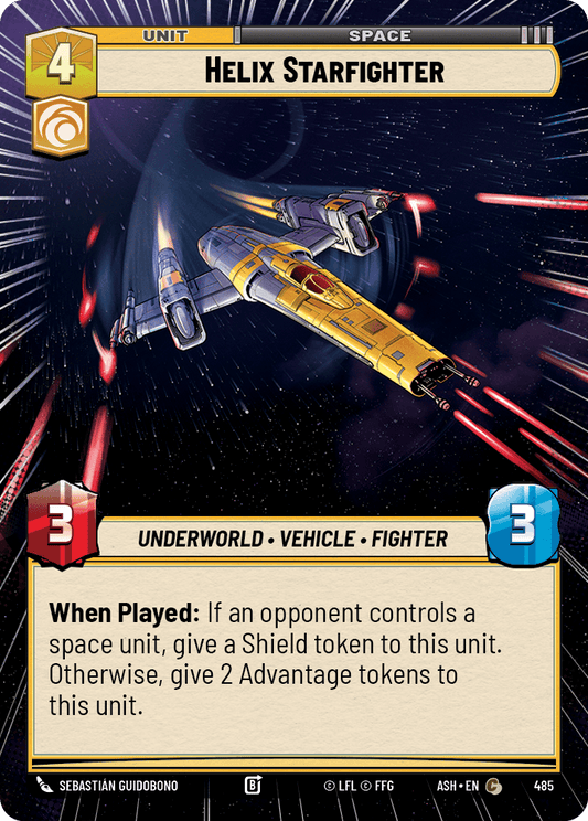 【ASH485/EN】Helix Starfighter (Hyperspace)