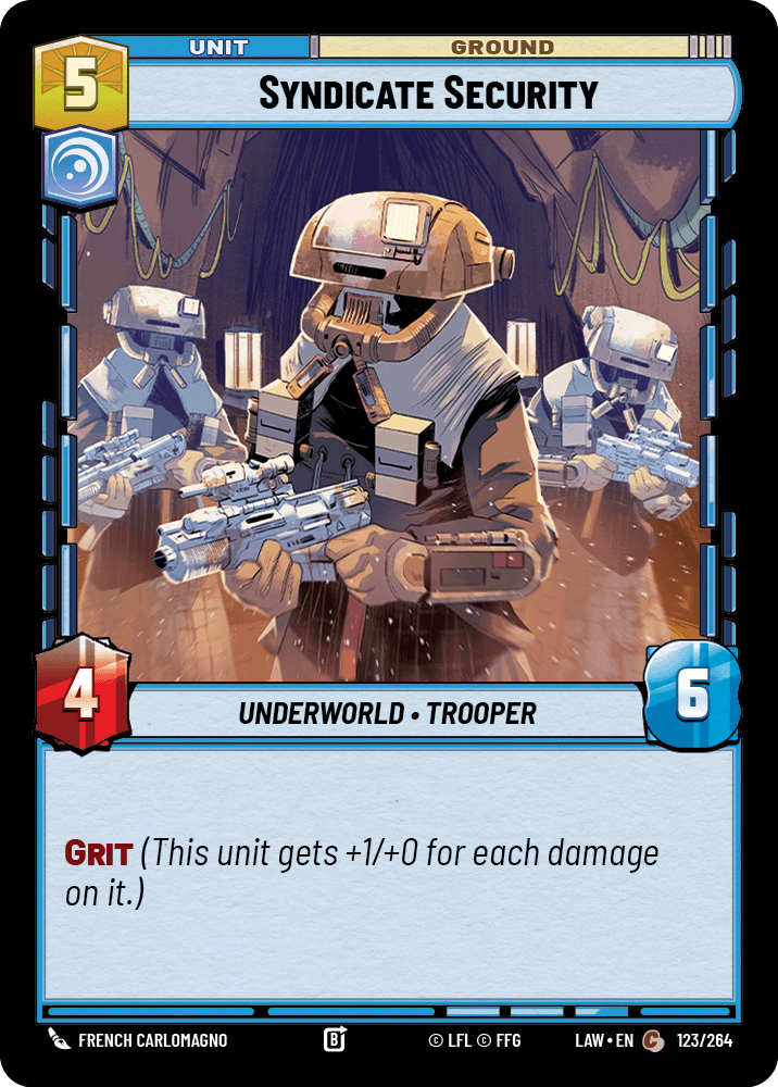 【LAW123/EN】Syndicate Security