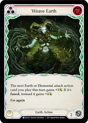 【ELE122/EN】Weave Earth[Red]