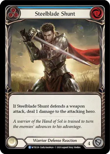 【U-WTR128/EN】Steelblade Shunt[Blue]