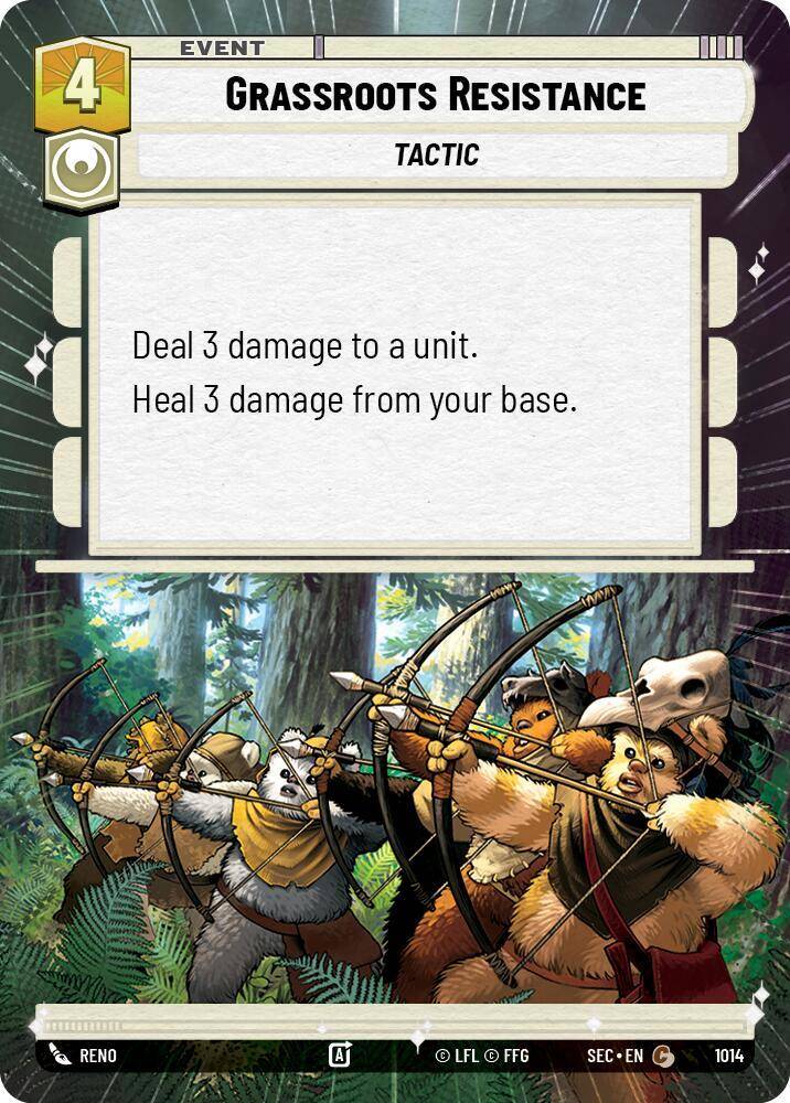 【SEC1014/EN】Grassroots Resistance (Hyperspace/Foil)