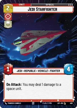 【LOF884/EN】Jedi Starfighter(Hyperspace/Foil)