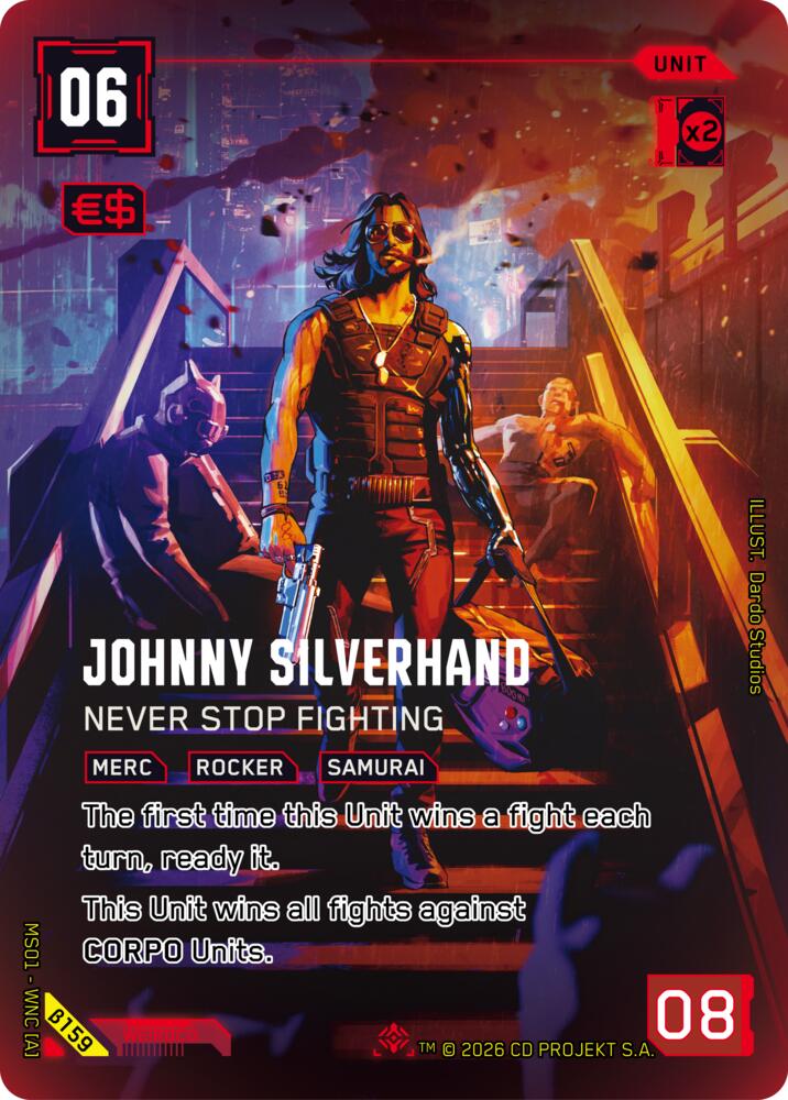 【WNCBβ159/EN】Johnny Silverhand: Never Stop Fighting（ICONIC）