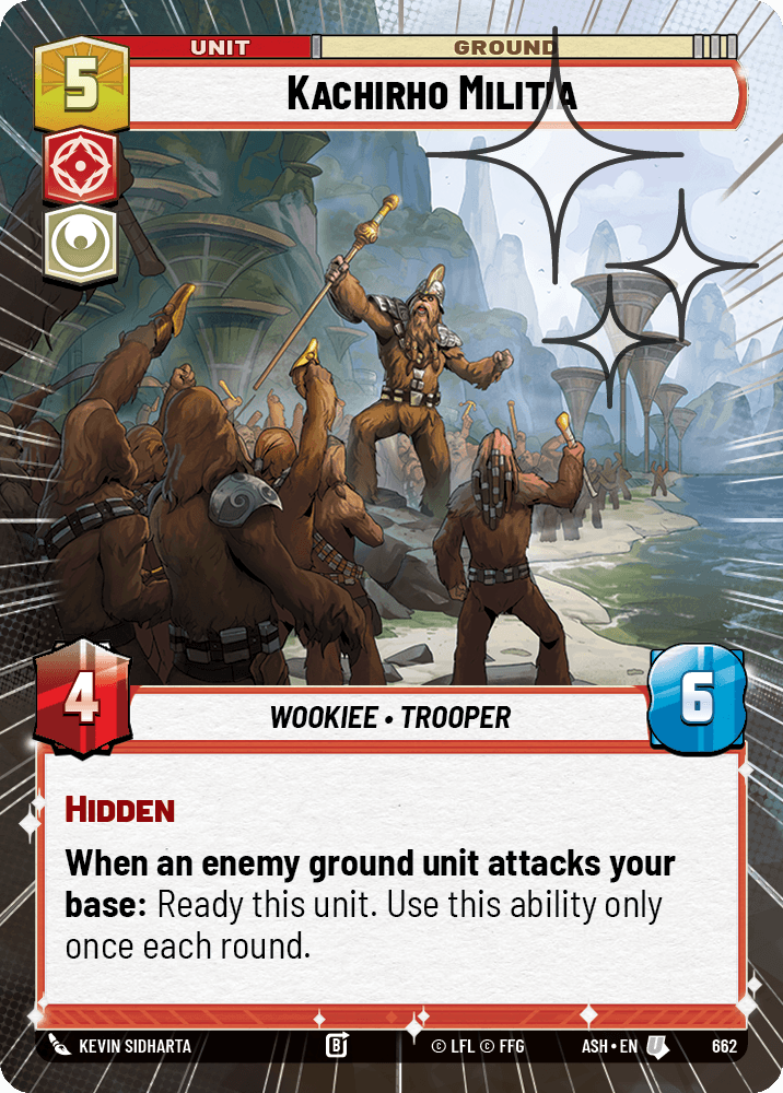 【ASH662/EN】Kachirho Militia (Hyperspace/Foil)