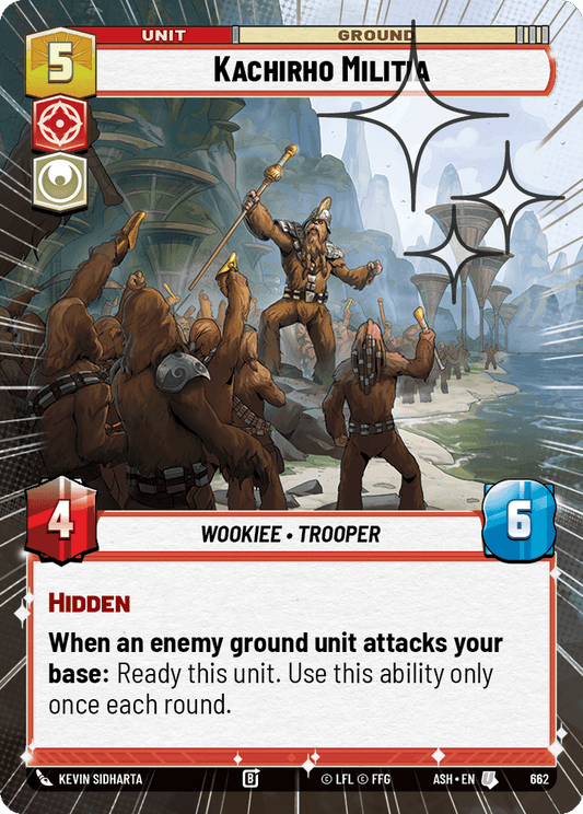 【ASH662/EN】Kachirho Militia (Hyperspace/Foil)