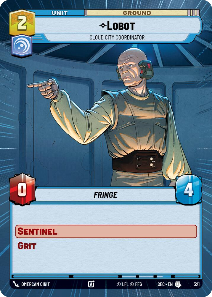 【SEC0321/EN】Lobot - Cloud City Coordinator (Hyperspace)