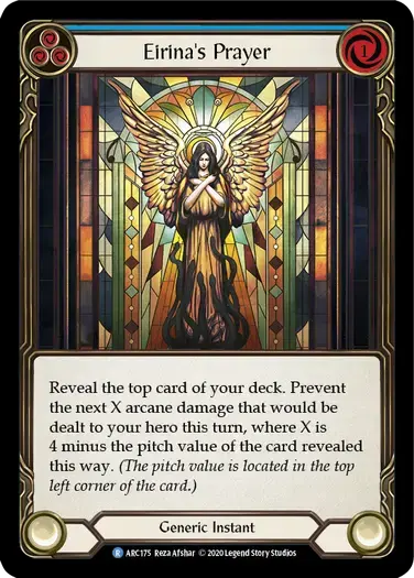 【U-ARC175/EN】[RF] Eirina's Prayer[Blue]