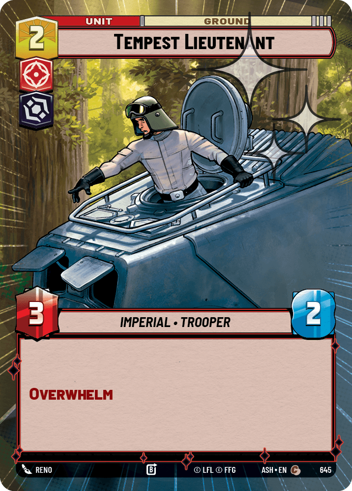 【ASH645/EN】Tempest Lieutenant (Hyperspace/Foil)
