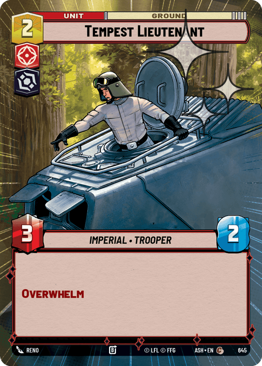 【ASH645/EN】Tempest Lieutenant (Hyperspace/Foil)