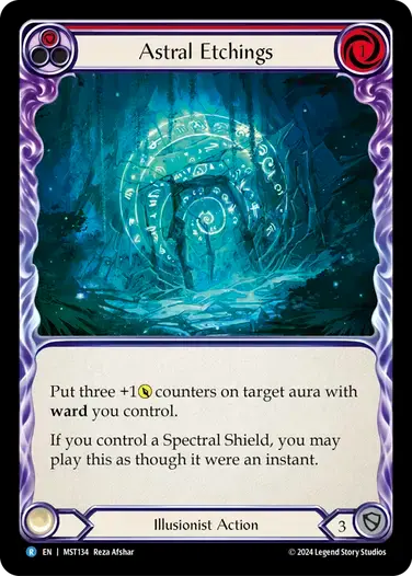 【MST134/EN/RF】Astral Etchings/星霊の食刻[Red]