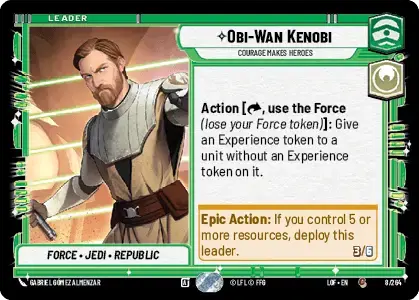 【LOF008/EN】Ob-Wan Kenobi - Courage Makes Heroes