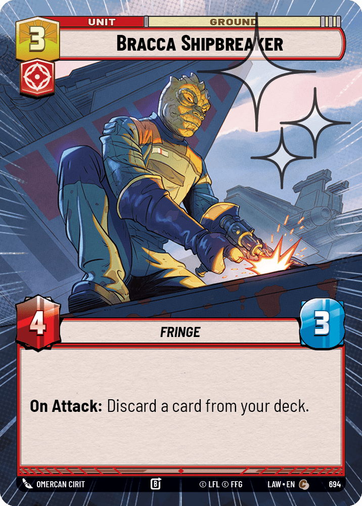 【LAW694/EN】Bracca Shipbreaker (Hyperspace/Foil)