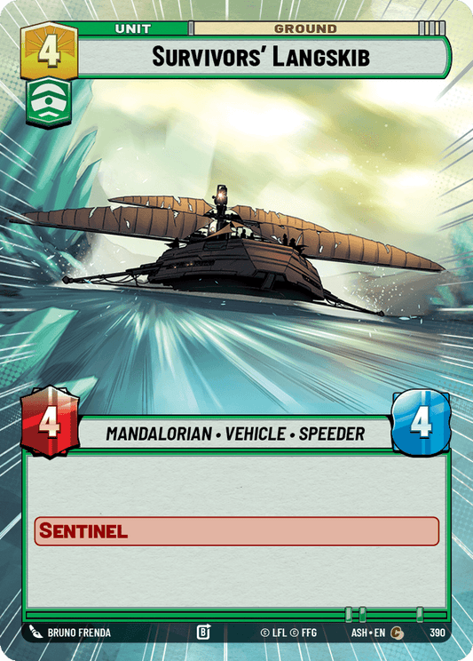 【ASH390/EN】Survivors' Langskib (Hyperspace)