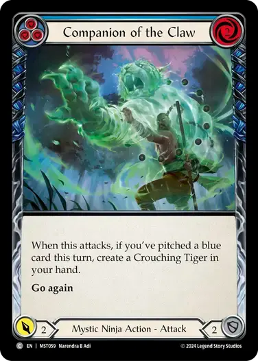 【MST059/EN/RF】Companion of the Claw/爪の仲間[Blue]