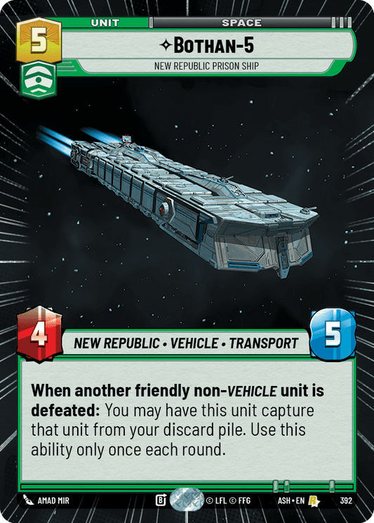 【ASH392/EN】Bothan-5 - New Republic Prison Ship (Hyperspace)