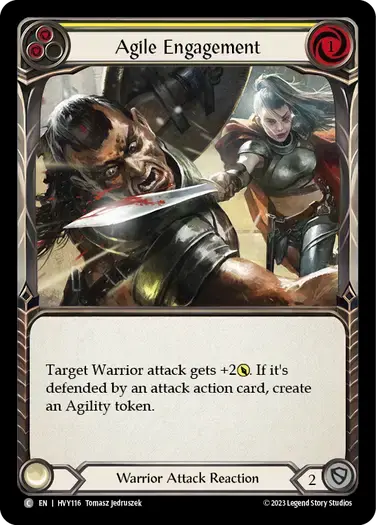 【HVY116/EN】Agile Engagement/敏捷な交戦[Yellow]