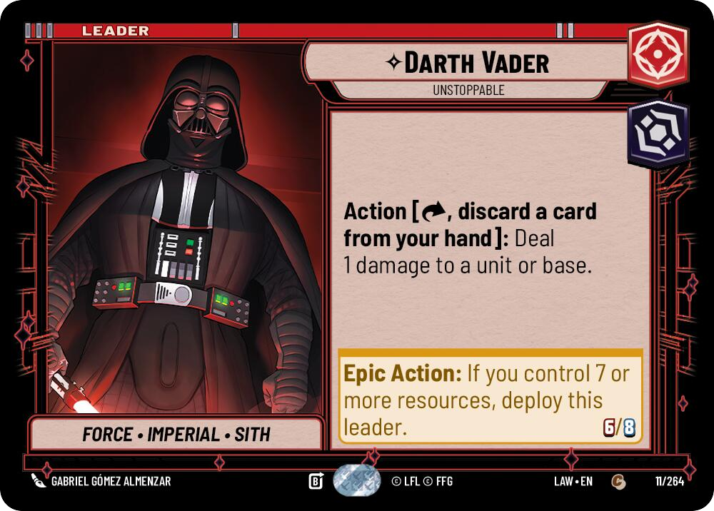 【LAW011/EN】Darth Vader - Unstoppable