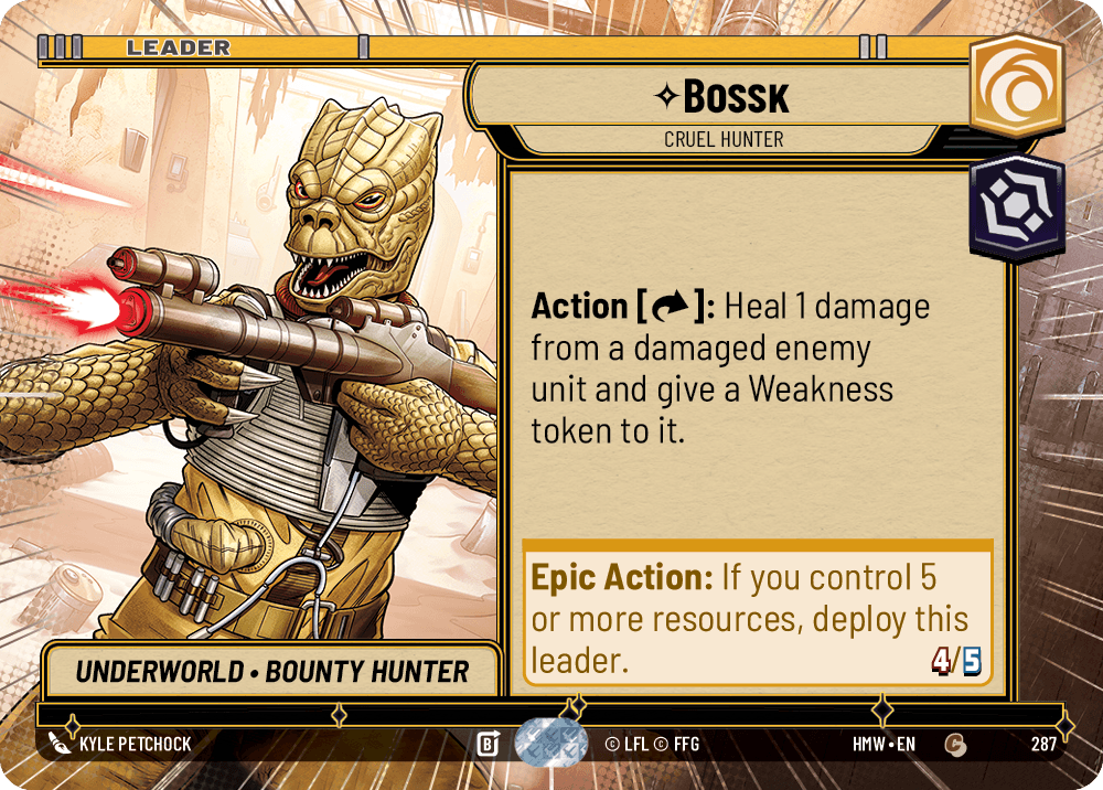 【HMW287/EN】Bossk - Cruel Hunter（HYPERSPACE）