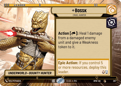 【HMW287/EN】Bossk - Cruel Hunter（HYPERSPACE）