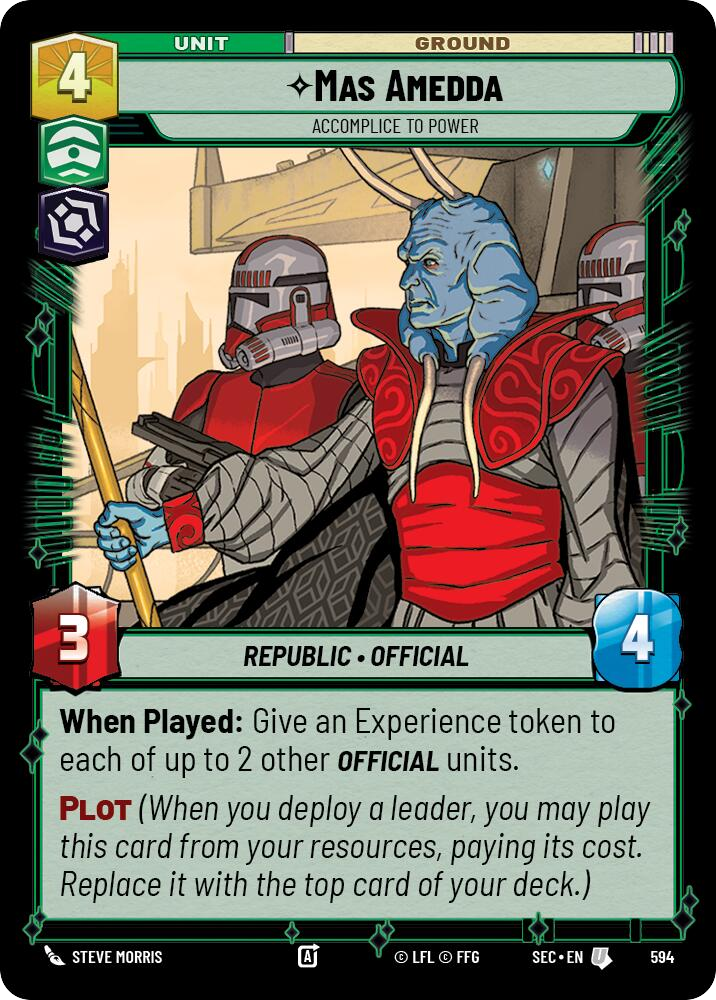 【SEC0594/EN】Mas Amedda - Accomplice to Power (Foil)
