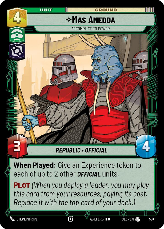 【SEC0594/EN】Mas Amedda - Accomplice to Power (Foil)