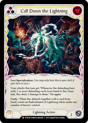 【DTD198/EN/RF】Call Down the Lightning