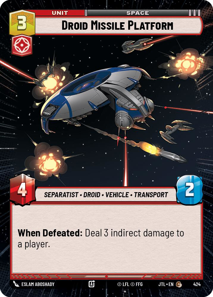 【JTL424/EN】Droid Missile Platform (Hyperspace)