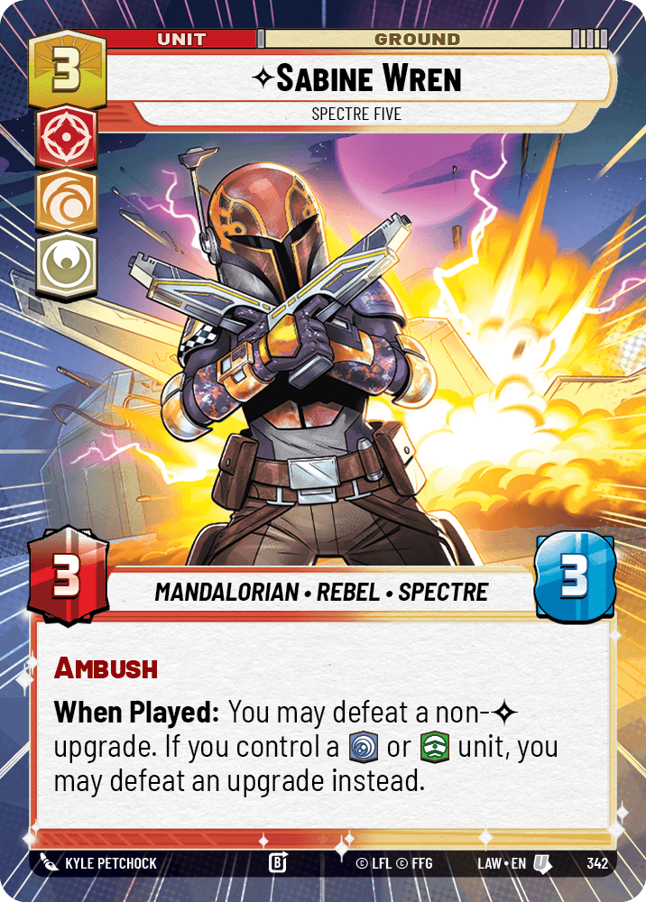 【LAW342/EN】Sabine Wren - Spectre Five (Hyperspace)