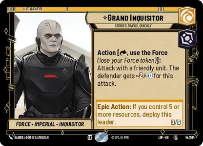 【LOF014/EN】Grand Inquisitor - Stories Travel Quickly