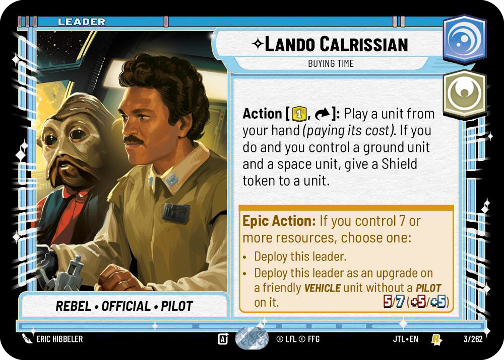 【JTL003/EN】Lando Calrissian - Buying Time