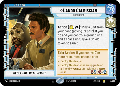 【JTL003/EN】Lando Calrissian - Buying Time